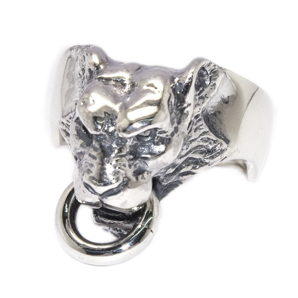 クレイジーピッグ　CRAZY PIG DESIGNS　SMALL TIGER HEAD  RING #572