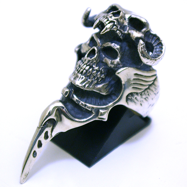 クレイジーピッグ　CRAZY PIG DESIGNS　マッドマックススカルリング　MAD MAX SUKLL　#46