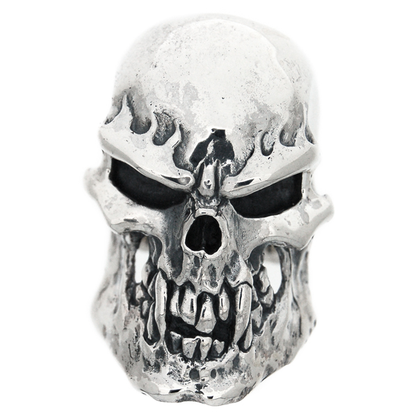 クレイジーピッグ　CRAZY PIG DESIGNS　サイコソブスカルリング　Psycho S.O.B skull #647