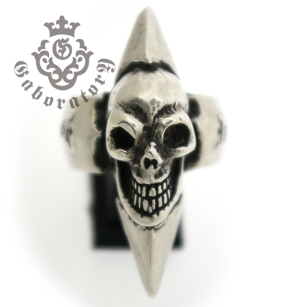 ガボラトリー　Gaboratory　Skull with spike ring　スカルw/スパイクリング　152-A