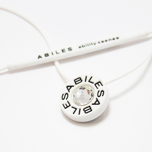 アビリス プラス　ABILES PLUS Crystal ネックレス Type2【白】