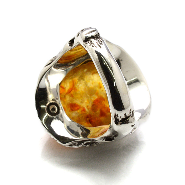 アレックスストリーター ALEX STREETER ANGEL HEART RING ANBER  