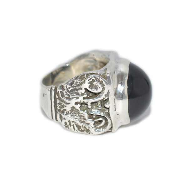 アレックスストリーター ALEX STREETER Onyx Ionic Column Ring