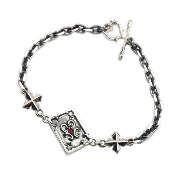 ビザール　Bizarre　トランプハートブレスレット　SBP045SV