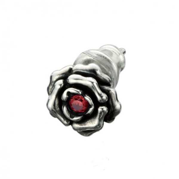 luz ローズシルバーピアス sv925 複製サイン入りポストカード ピアス シルバー925 Silver925 左右非対称 アシメトリー 個性的 天使