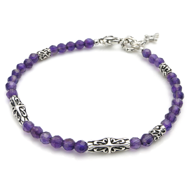 ブラッディマリー　Bloody Mary　リチュアルブレスレット　アメシスト　21cm　bmb1100-a-21
