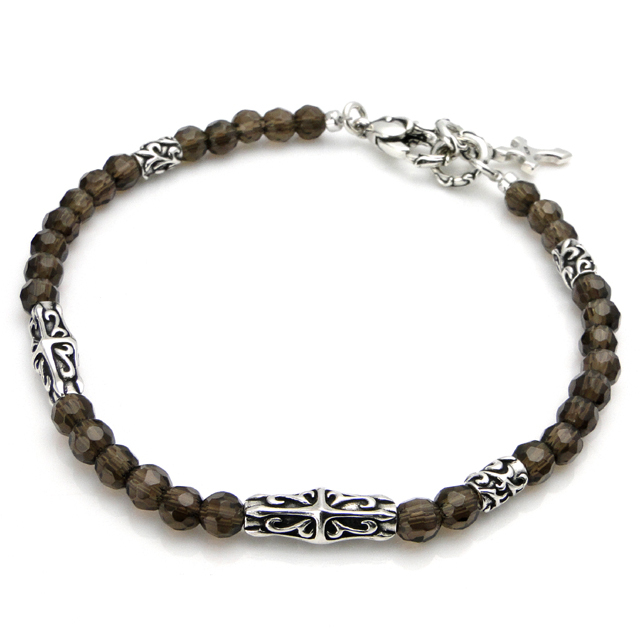 ブラッディマリー　Bloody Mary　リチュアルブレスレット　スモーキークォーツ　19cm　bmb1100-sq-19