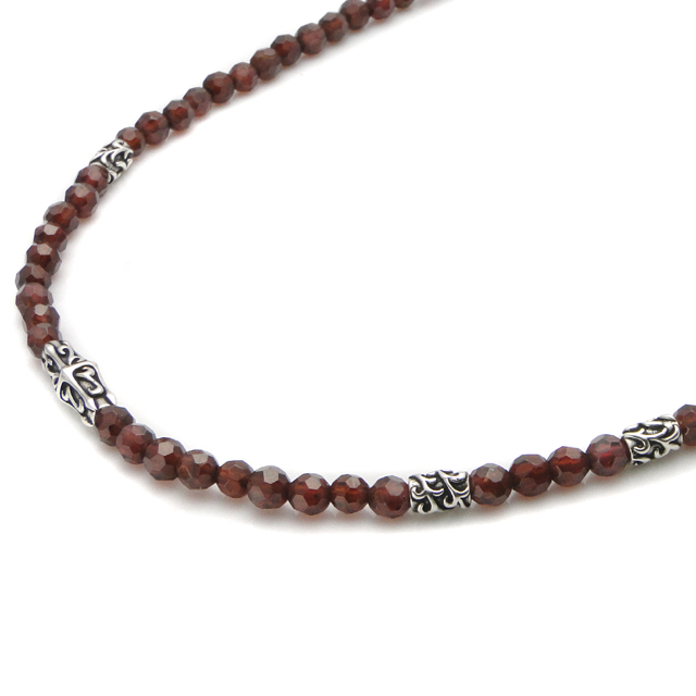 ブラッディマリー Bloody Mary リリーフネックレス ガーネット