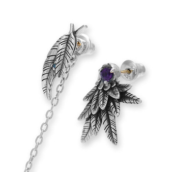 ブラッディマリー Bloody Mary ネイビーピアス 青鳥 bme711 