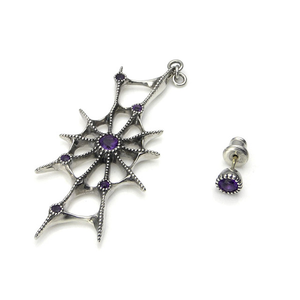 Bloody Marry ネイビーピアス 青鳥 片耳ピアス Bloody Mary ピアス 「BloodyMary/ブラッディマリー」ナット