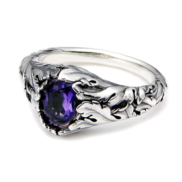 ブラッディマリー Bloody Mary パージ リング アメシスト （オーバル  