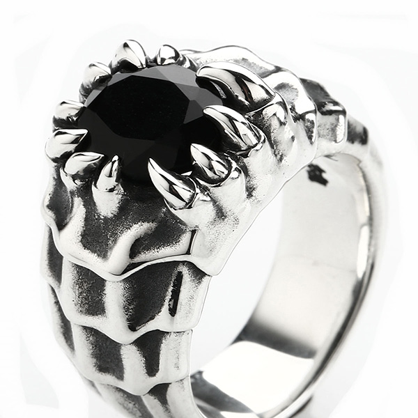 ブラッディマリー Bloody Mary シーク リング-捜す w/ オニキス bmr1440-o