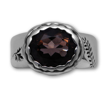 ブラッディマリー　Bloody Mary　ゲート リング スモーキークォーツ 門　bmr343-sq