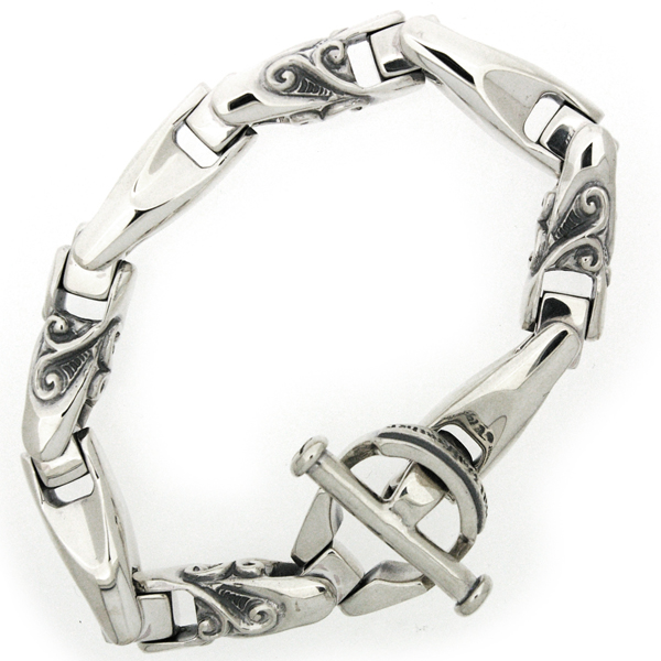 Bill Wall Leather Mini U-Joint Bracelet