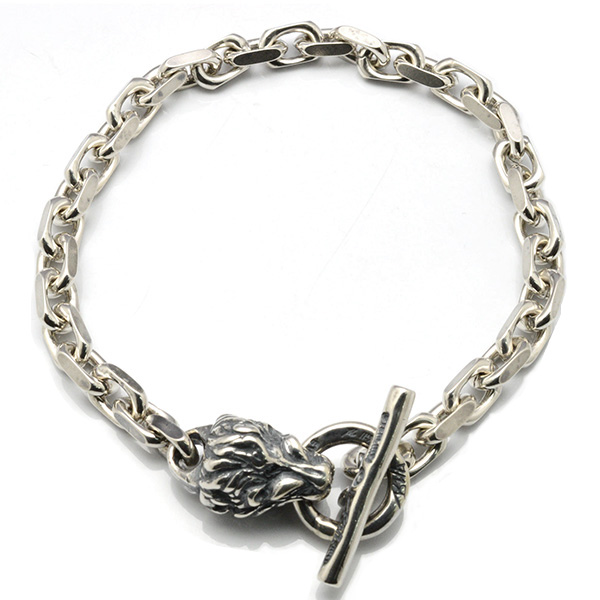 ビルウォールレザー　Bill Wall Leather　Square Chain Link w/Lion　スクエアチェーンリンクw/ライオン　B563