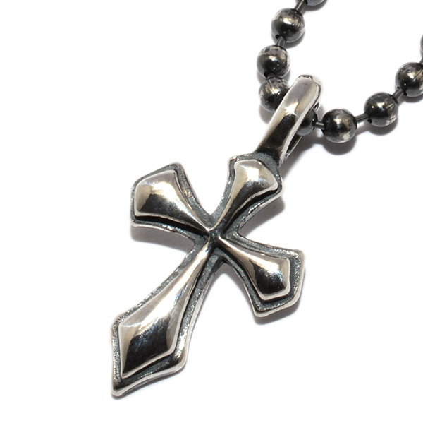 ビルウォールレザー Bill Wall Leather Cross charm w/Ball Chain 