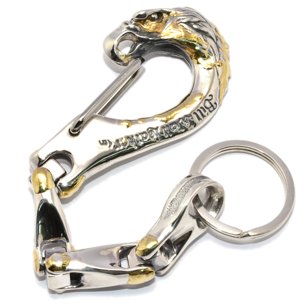 BWL(ビルウォールレザー)Custom Eagle Clip w/2 Smooth Ujoint KeyChain イーグルクリップU