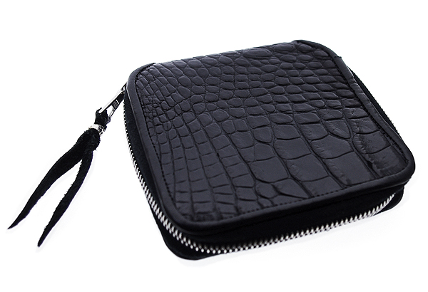 ビルウォールレザー Bill Wall Leather Zipper/Square-Alligator