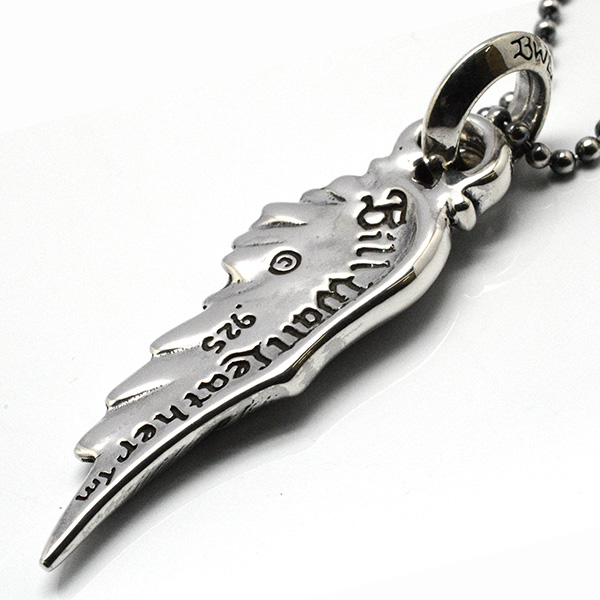 ビルウォールレザー Bill Wall Leather Wing Pendant w/ 2mm