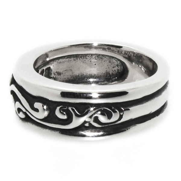 【13.5号】BWLビルウォールレザー 99 WAVE RING　ウエーブリング 楽天市場】ビルウォールレザー bwl BWL 正規取扱販売店 メンズ