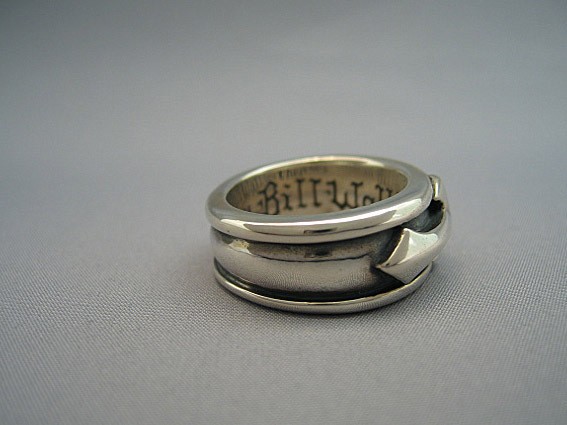 ビルウォールレザー Bill Wall Leather Single Cross Ring シングル