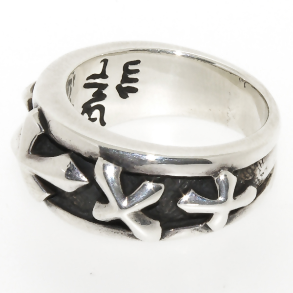 ビルウォールレザー　Bill Wall Leather　Large Lucky Cross Ring　ラージラッキークロスリング　R324