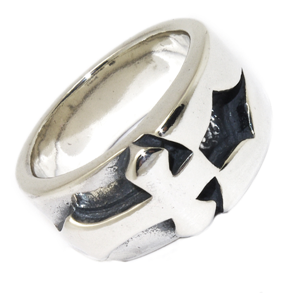 ビルウォールレザー　Bill Wall Leather　Inlaid Cross Ring　インレイドクロスリング　R312