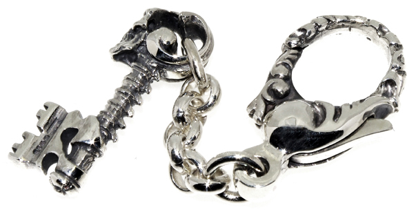 クレイジーピッグ CRAZY PIG DESIGNS スカルキー キーリング SKULL KEY