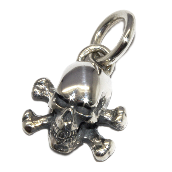 クレイジーピッグ　CRAZY PIG DESIGNS　SKULL & CROSSBONES PENDANT　#839