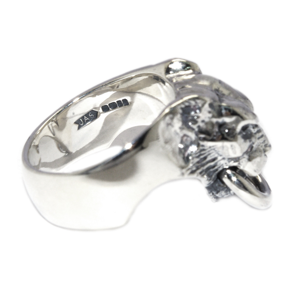 クレイジーピッグ CRAZY PIG DESIGNS SMALL TIGER HEAD RING #572