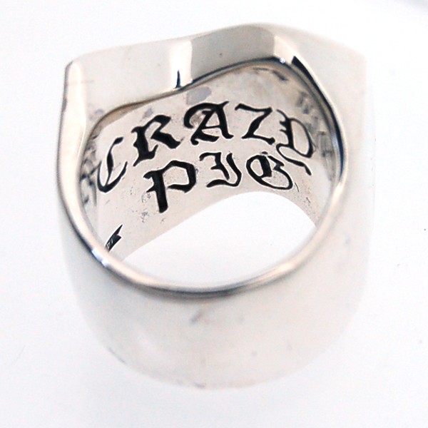 クレイジーピッグ CRAZY PIG DESIGNS ユニオンジャックリング/ブラック  