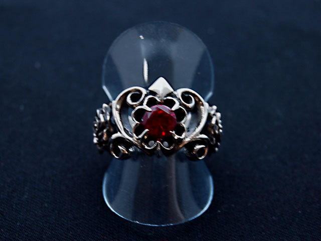 ルビー赤いリング 3点セット HANDMADE】Pt950 ビルマ産非加熱 Purplish Redルビー 4.34ct