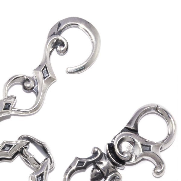 ディール デザイン DEAL DESIGN シルバー ウォレットチェーン メンズ ソリッドベース 391607 ディールデザイン DEAL DESIGN ソリッドベースウォレットチェーン 391607