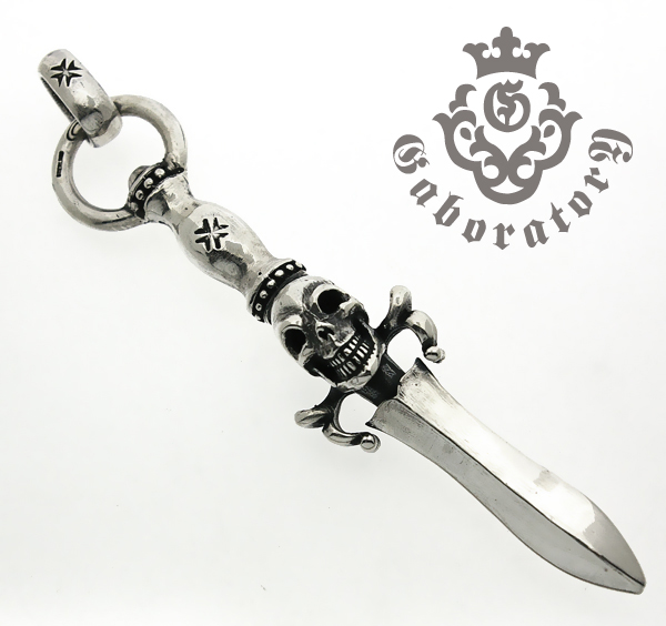 ガボラトリー　Gaboratory　Dagger with Skull w/hwo option pendant　ダガーウィズスカルh.w.oオプションペンダント