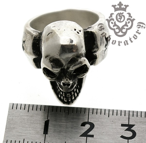 ガボラトリー Gaboratory Single Skull Ring シングルスカルリング 130-A 