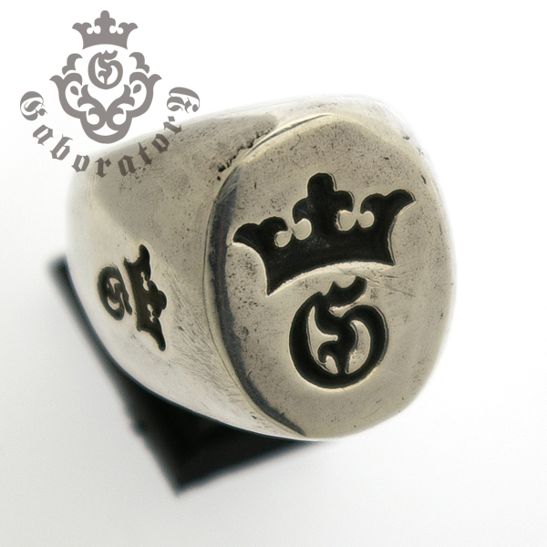 ガボラトリー　Gaboratory　G&Crown large signet ring　G&クラウン ラージシグネットリング　155-A