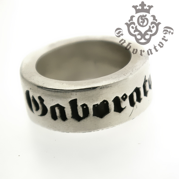 ガボラトリー　Gaboratory　Narrow Gaboratory logo cigar band ring　ナロー ロゴ シガーバンドリング　161-A