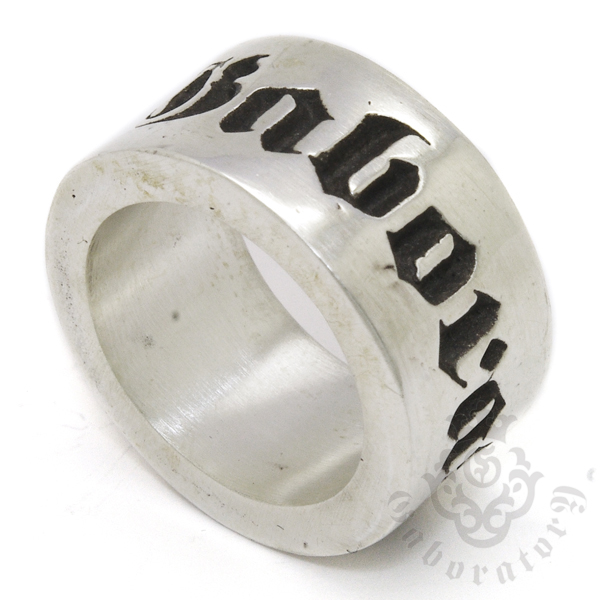 ガボラトリー　Gaboratory　Wide Gaboratory Cigar Band Ring　ワイドガボラトリーシガーバンドリング　162-A