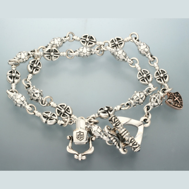 【ロードキャメロット　ネックレス　チェーン】Lord Camelot　LC-1001GN(ガーネット)　デザインチェーン