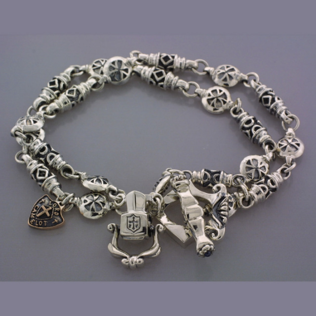 【ロードキャメロット　ネックレス　チェーン】Lord Camelot　LC-1007SP(サファイア)　デザインチェーン