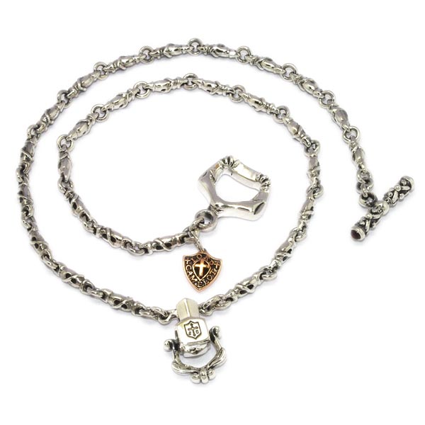 【ロードキャメロット　ネックレス　チェーン】Lord Camelot　LC-1009GN(ガーネット)　デザインチェーン