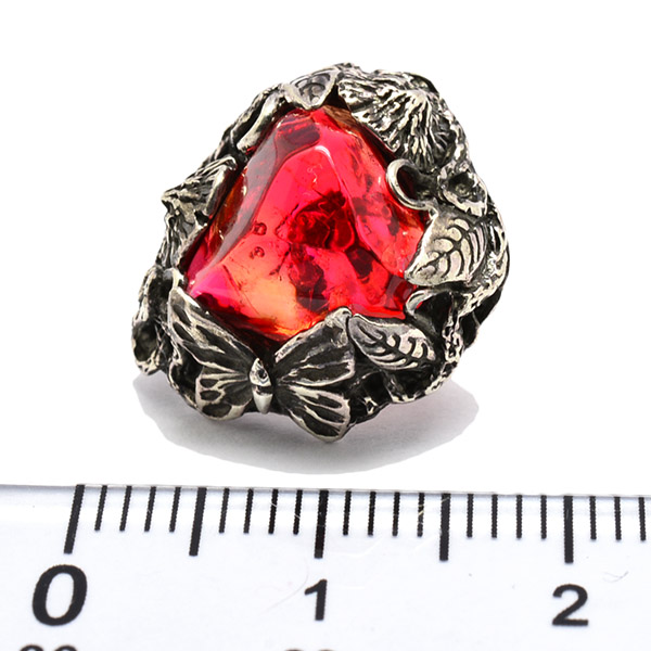 リリーエルランドソン LYLY ERLANDSSON the WINTER ピアス レッド L-10