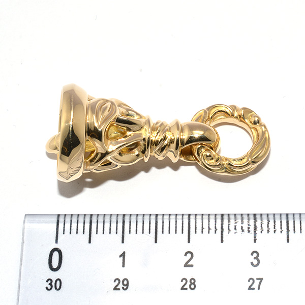 ロンワンズ k18 クレーンリングペンダント ホワイトゴールド wg 18k 