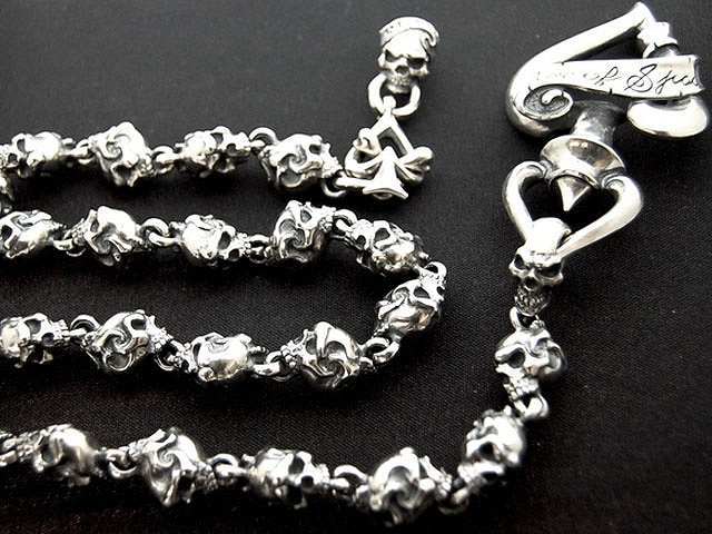 ラットレース　RAT RACE　ツーフェイススカルウォレットチェーン　TFSWC-1