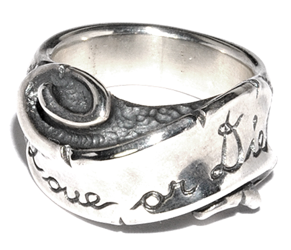 ラットレース　RAT RACE　メッセージオンリボンリングナロー　RMR-2