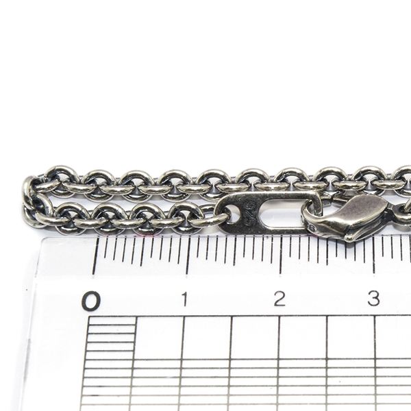 シルバー925ネックレス 01021チェーン 【約4mm】 55cm・60cm