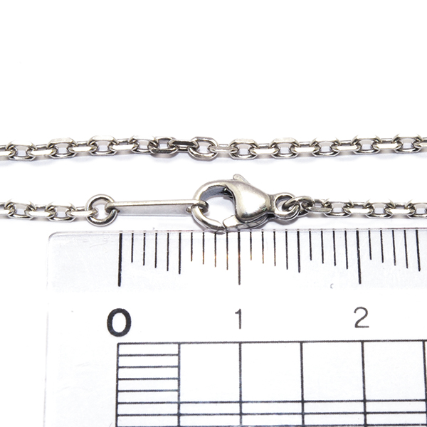 シルバー925ネックレス 255SDC4チェーン 【約1.5mm】 55cm・60cm 