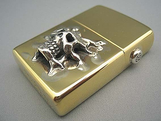 Travis Walker(トラヴィスワーカー) CSTM OG SKULL BRASS ZIPPO  
