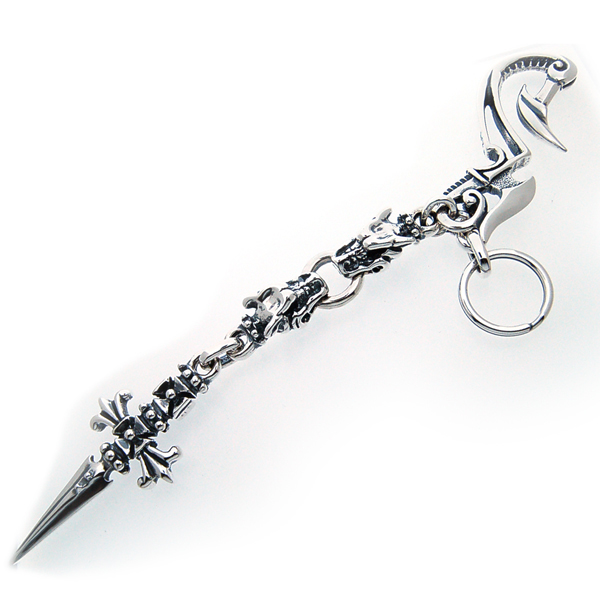 トラヴィスワーカー　TRAVIS WALKER　サンダーフックw/2ガーゴイル＆クロスダガーキーチェーン　KCS018