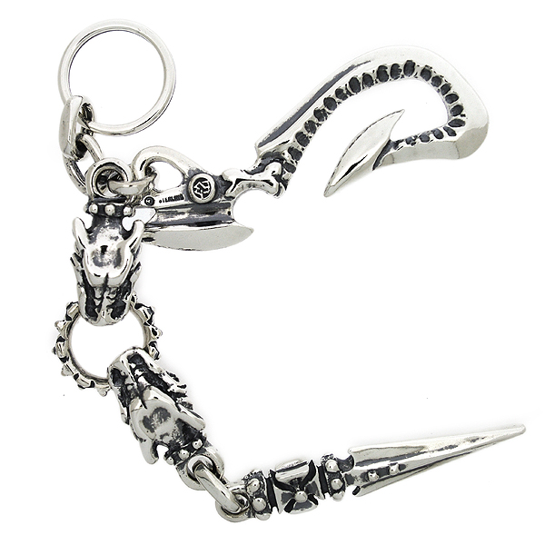 トラヴィスワーカー　TRAVIS WALKER　フック2ガーゴイルズフォーミーリング＆ダガーキーチェーン　KCS021